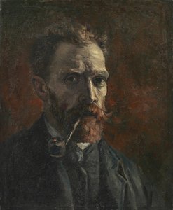 Önarckép pipával alkotó: Vincent van Gogh