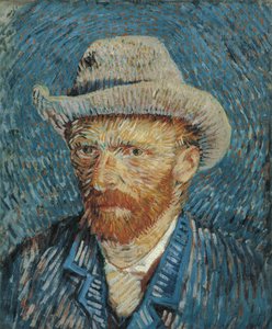 Önarckép nemezkalappal, 1887-88