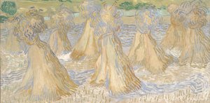Búzaköteg, 1890. július (olaj, vászon) alkotó: Vincent van Gogh