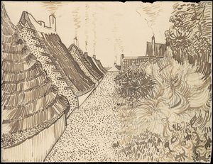Utca Saintes-Maries-de-la-Mer-ben alkotó: Vincent van Gogh