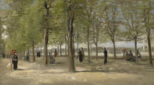 Terasz a Luxembourg-kertben alkotó: Vincent van Gogh