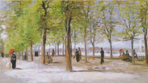 Terasz a Luxemburgi kertben alkotó: Vincent van Gogh