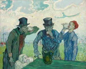 Az ivók, 1890. alkotó: Vincent van Gogh