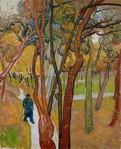 A Saint-Paul kórház kertje (A levelek hullása) alkotó: Vincent van Gogh