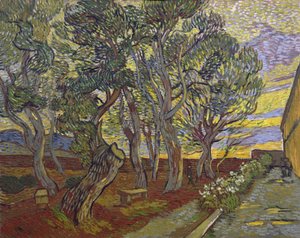 A Saint-Paul kórház kertje alkotó: Vincent van Gogh