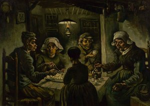 Krumplievők alkotó: Vincent van Gogh