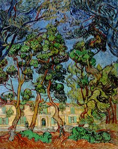 Fák a Szent Pál Kórház kertjében, 1889 alkotó: Vincent van Gogh
