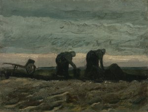 Két nő a hegyen alkotó: Vincent van Gogh
