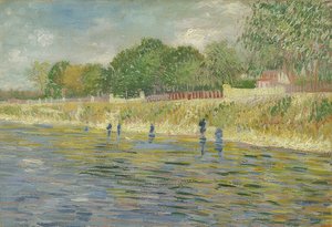 A Szajna partja. Párizs, 1887. május-július alkotó: Vincent van Gogh