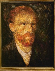 Van Gogh, önarckép, 1887 körül (olaj, vászon) alkotó: Vincent van Gogh