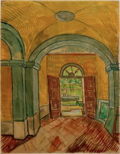Előszoba a szanatóriumban alkotó: Vincent van Gogh