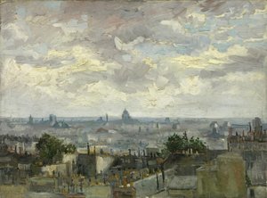 Párizs látképe alkotó: Vincent van Gogh