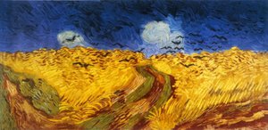 Búzamező hollókkal alkotó: Vincent van Gogh