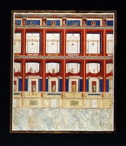 Antik római freskók, 1775 körül (akvarell és gouache, papír)