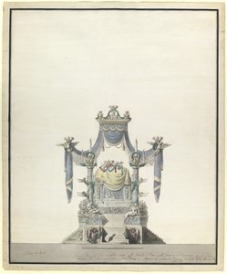 Katafalk Nagy Katalin császárné számára 1729-1796, 1796