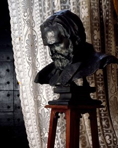 Giuseppe Verdi bronz mellszobra (Le Roncole di Busseto 1813-Milánó)