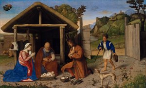 A Pásztorok imádása, valószínűleg 1520 után.