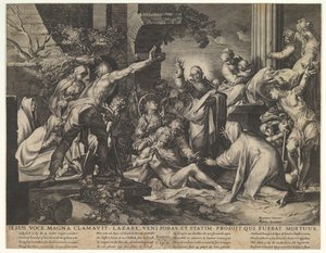 Lazarus Reverse Copy felemelése.n.d. alkotó: Vischer