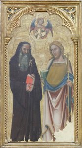 Apát Szent Antal és Nagy Szent Jakab, 1350 körül (tempera, tábla)