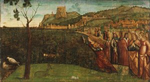 Carpaccio - Alcyone metamorfózisa, 1502-1507 körül. alkotó: Vittore Carpaccio