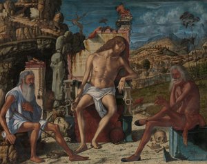 Meditáció a szenvedélyről, kb. 1490. alkotó: Vittore Carpaccio