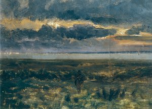 Naplemente a tenger felett, Vittorio Avondo (1836-1910)