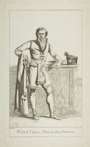 A francia polgár belső öltözéke, 1794.