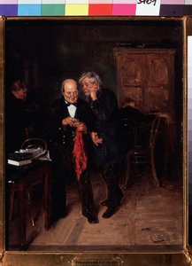 Bizalom. Vlagyimir Jegorovics Makovski peinture (Makovszkij, Makovskij) (1846-1920), huile sur toile alkotó: Vladimir Egorovic Makovsky