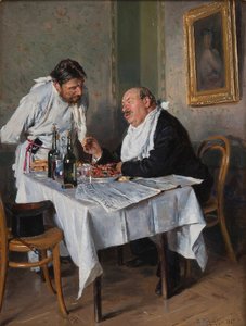Egy étteremben, 1887
