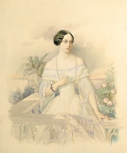 Olga Nyikolajevna nagyhercegnő portréja, 1846 (kartonpapír)