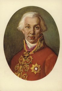Gavrila Derzsavin, orosz költő alkotó: Vladimir Lukich Borovikovsky