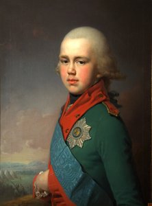 Konstantin Pavlovics orosz nagyherceg portréja 1779-1831, 1795