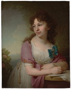 Jekatyerina Alekszejevna Dolgorukova hercegnő portréja 1781-1860, szül.: Vasziljeva grófnő, 1798