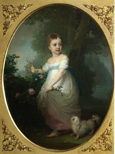 Jelena Naryskina gyermekként készült portréja, 1790-es évek eleje alkotó: Vladimir Lukich Borovikovsky