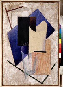 Nature morte (Csendélet), 1920 körül (olaj, fa) alkotó: Vladislav Maximilianovich Strzheminsky