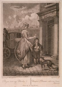 „Akarsz-e gyufát”, Cries of London, c1794 alkotó: Vogel