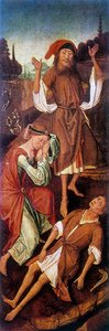 Ádám és Éva sír a Képesek teste felett, 1440-1495.