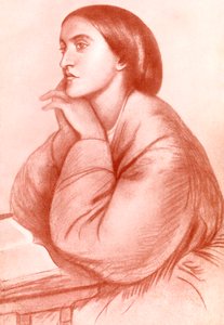 Christina Georgina Rossetti angol költő, 1912. alkotó: WA Mansell