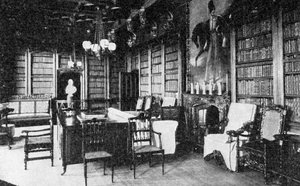 "The Library, Abbotswood", 1923. alkotó: WA Mansell and Co