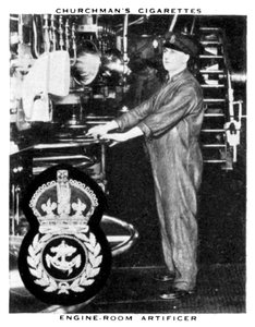 Gépházmester, 1937. alkotó: WA and AC Churchman
