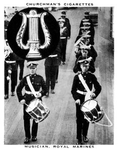 Zenész, Royal Marines, 1937.