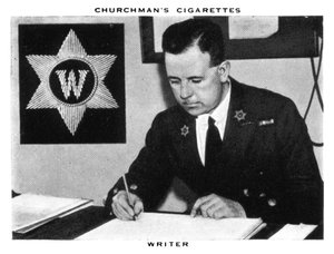 Író, 1937. alkotó: WA and AC Churchman