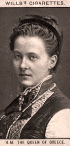 H. M. Görögország királynője, 1908. alkotó: WD and HO Wills