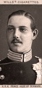 H.R.H. Aage dán herceg, 1908. alkotó: WD and HO Wills