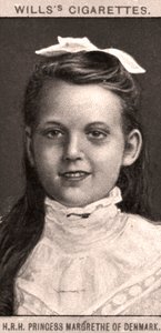 H.R.H. Margrethe dán hercegnő, 1908. alkotó: WD and HO Wills