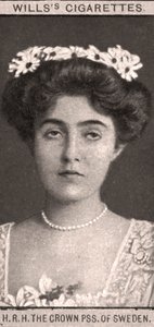 H.R.H. A korona PSS. Svédország, 1908. alkotó: WD and HO Wills