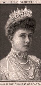 H.R.H. Spárta hercegnője, 1908. alkotó: WD and HO Wills