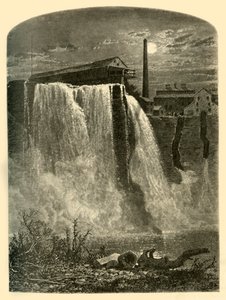 "West Side, Upper Falls of the Genesee", 1874.
