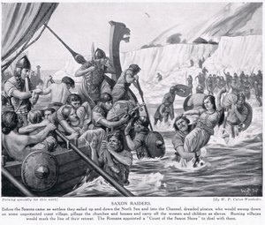 Saxon Raiders, illusztráció a 