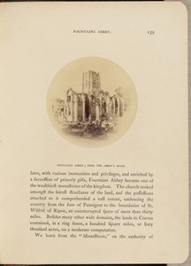 Fountains Abbey; az apátsági ház felől alkotó: W.R. Sedgfield